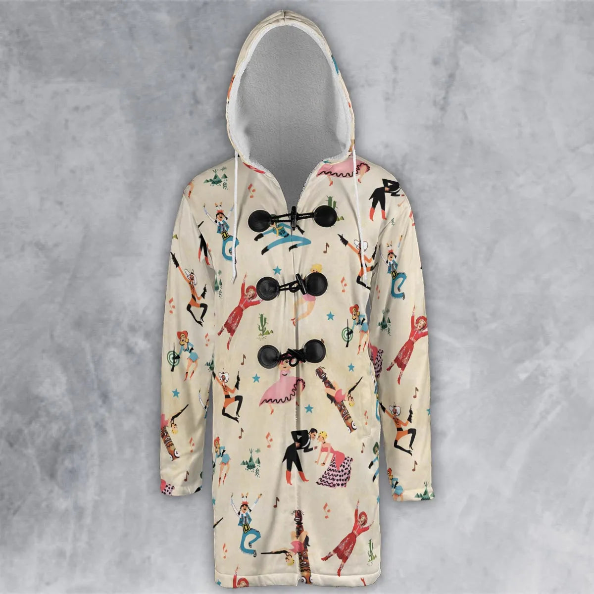 Hooded Cloak Coat - NJYJT4ZS