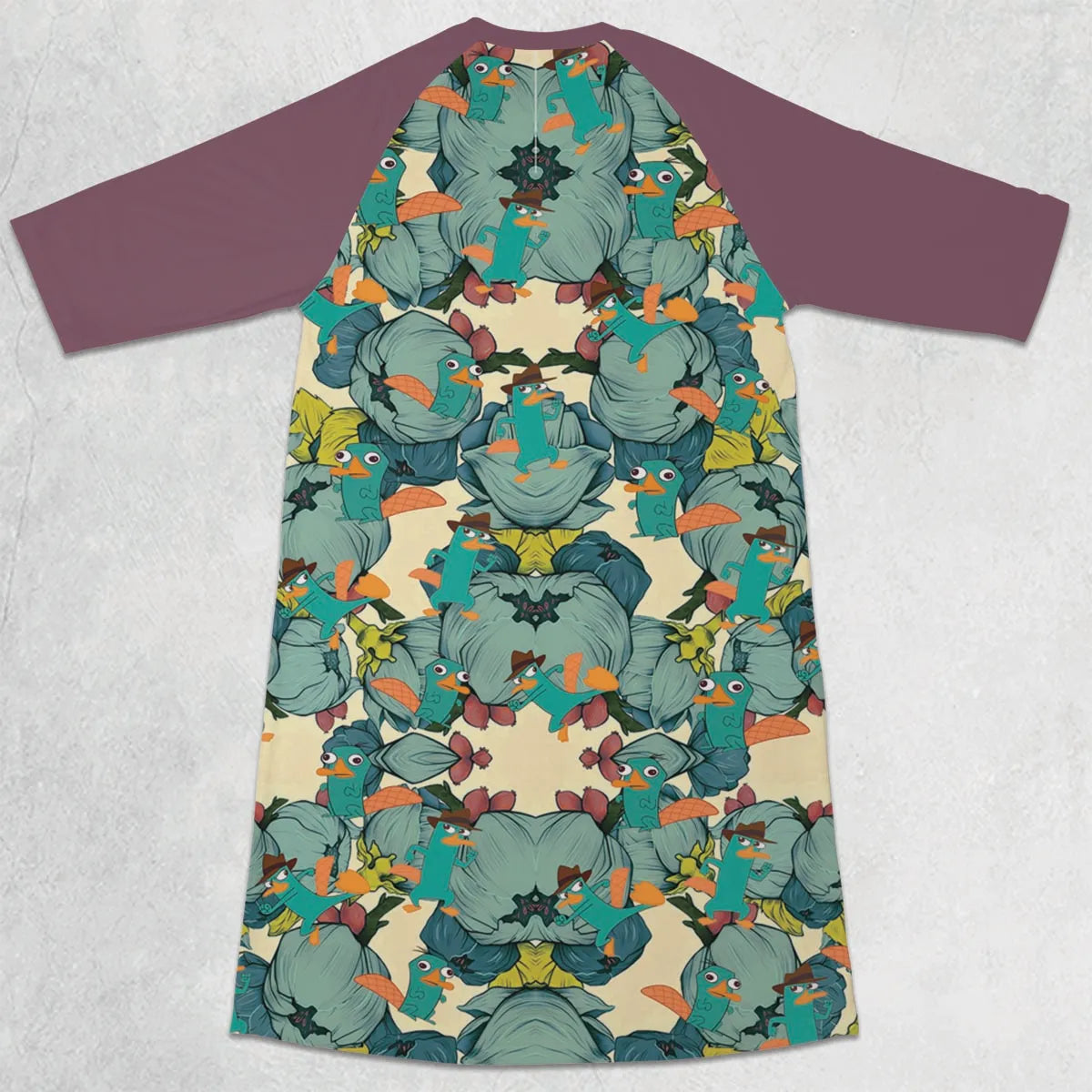 3/4 Sleeve Raglan Dress - 6XSNCNMV