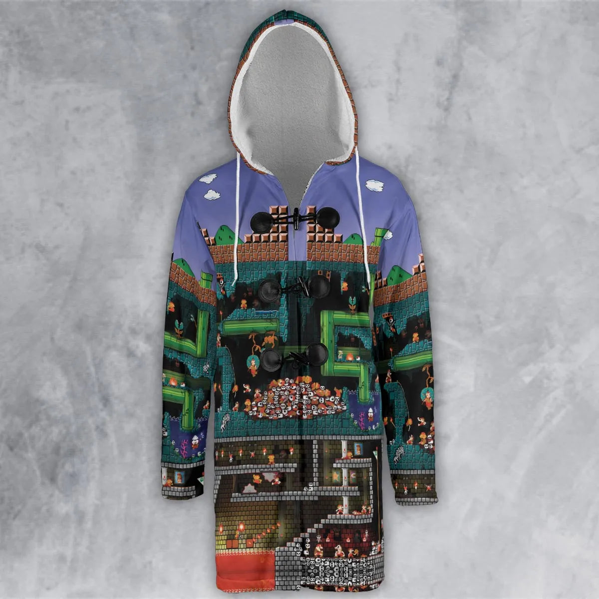 Hooded Cloak Coat - ZJXLE3NC