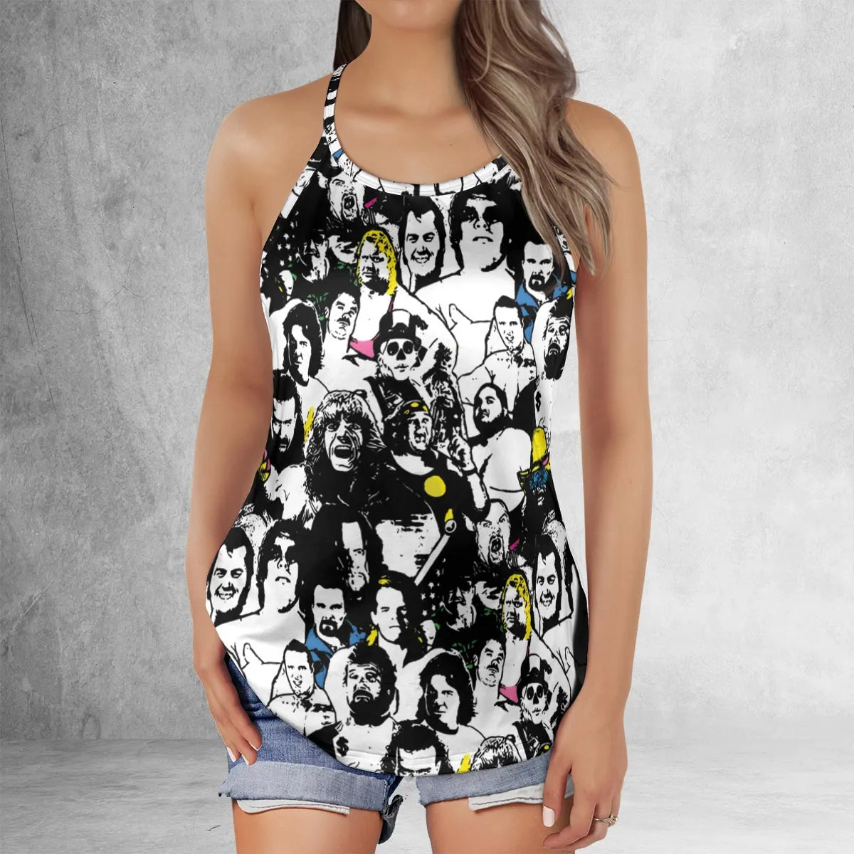 Criss Cross Tank Top - YTHPBGDP