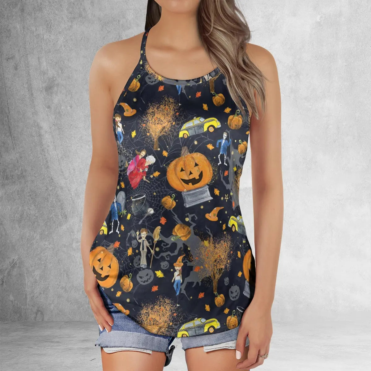 Criss Cross Tank Top - 7KZR846F