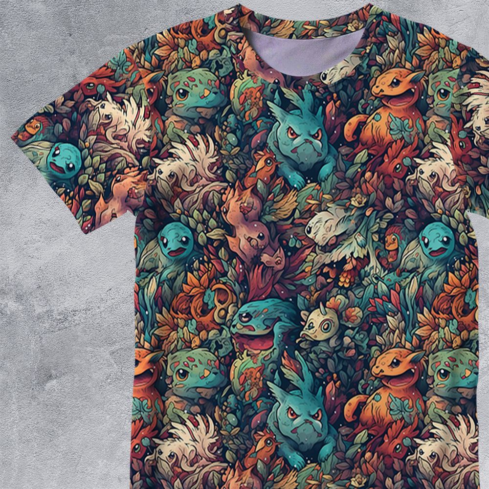 All-Over Print Unisex T-Shirt - TS562DH1 -  - 2