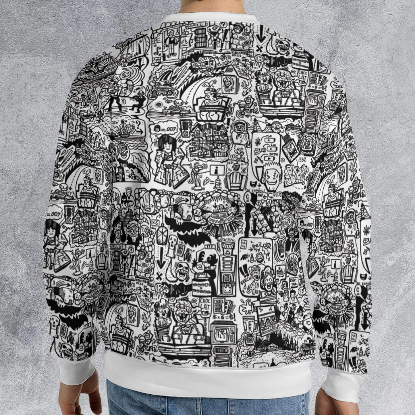 All-over Print Sweatshirt - 5YLP538F