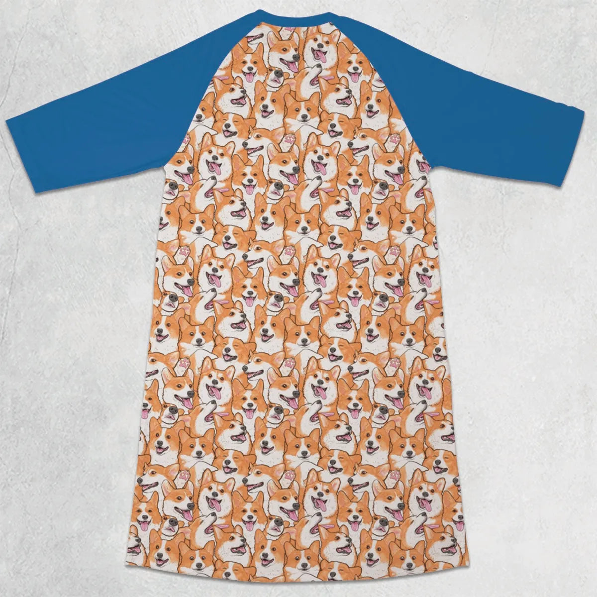 3/4 Sleeve Raglan Dress - 7Q4N766G