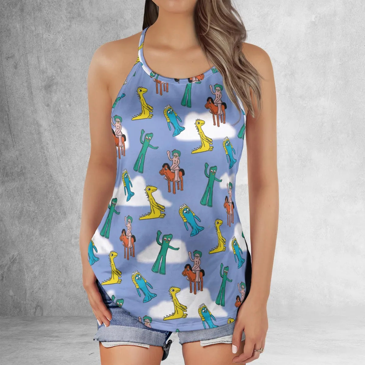 Criss Cross Tank Top - K5UQCGRK