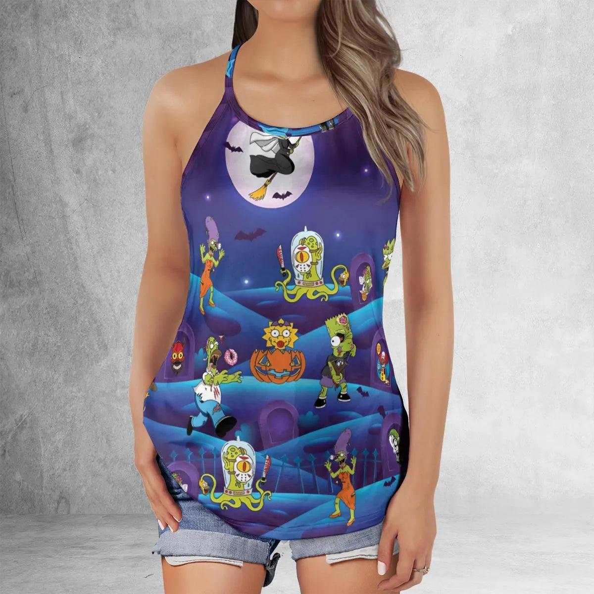 Criss Cross Tank Top - GLEL56AJ