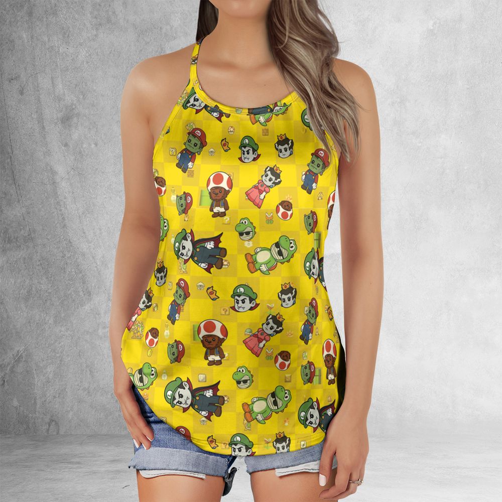 Criss Cross Tank Top - CW6SLG3H -  - 2