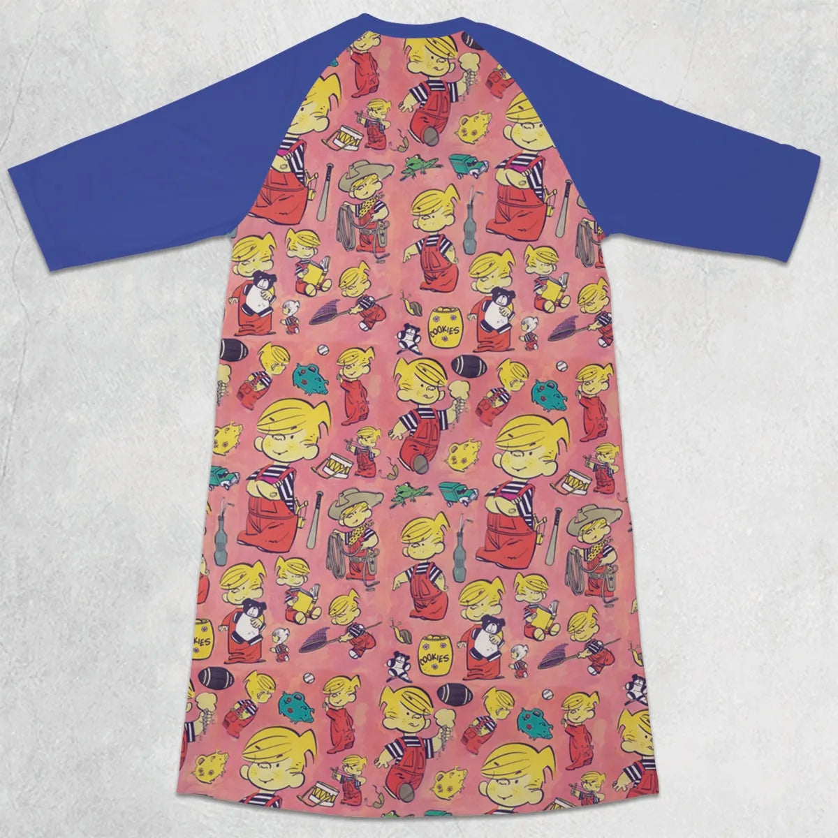 3/4 Sleeve Raglan Dress - U4UMMUYC
