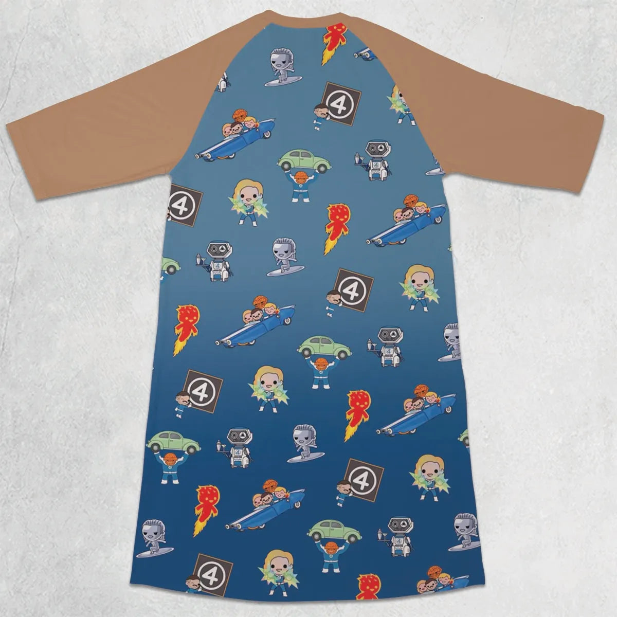 3/4 Sleeve Raglan Dress - RDAH1PGK