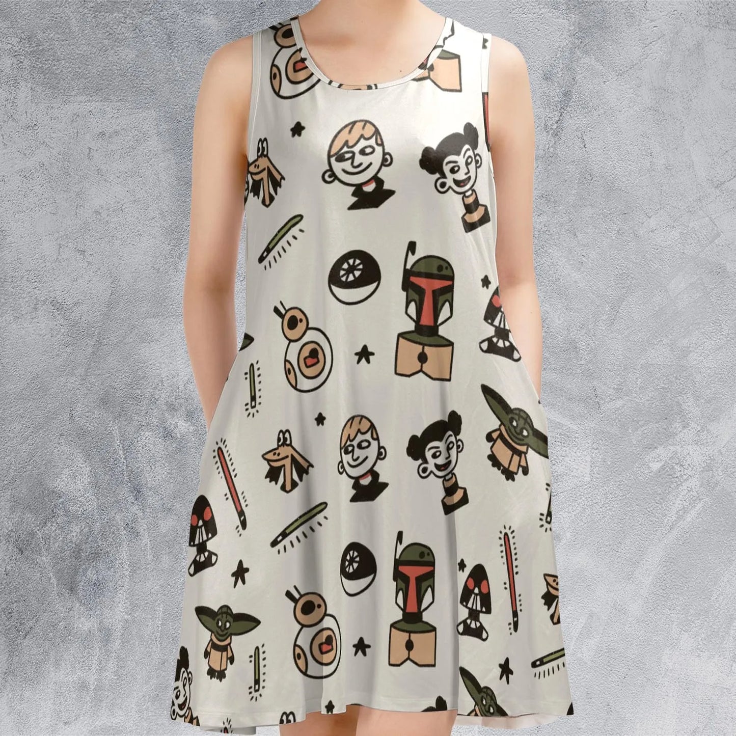 Sleeveless Dress - NVE9BJGE