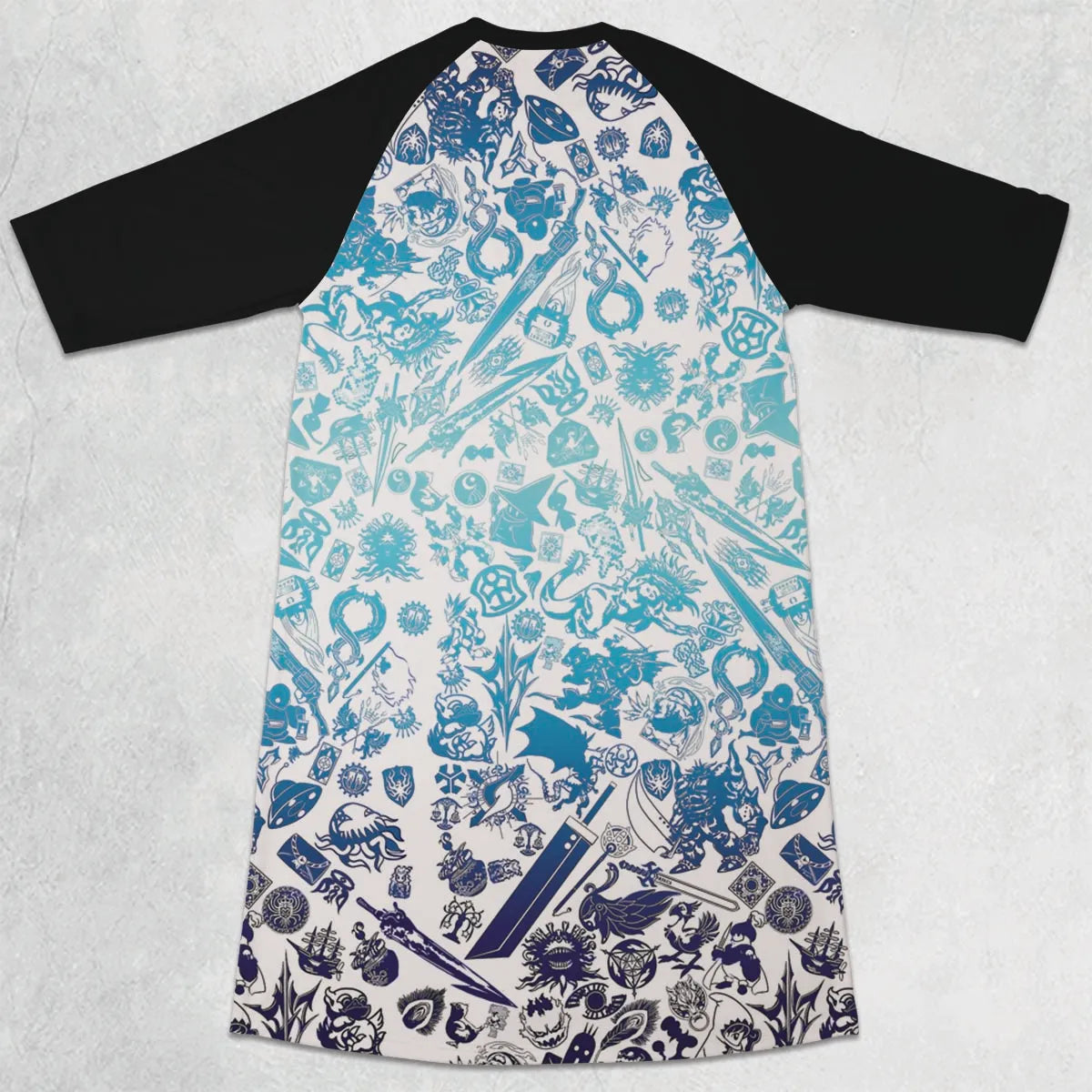 3/4 Sleeve Raglan Dress - AJMXZ2JJ