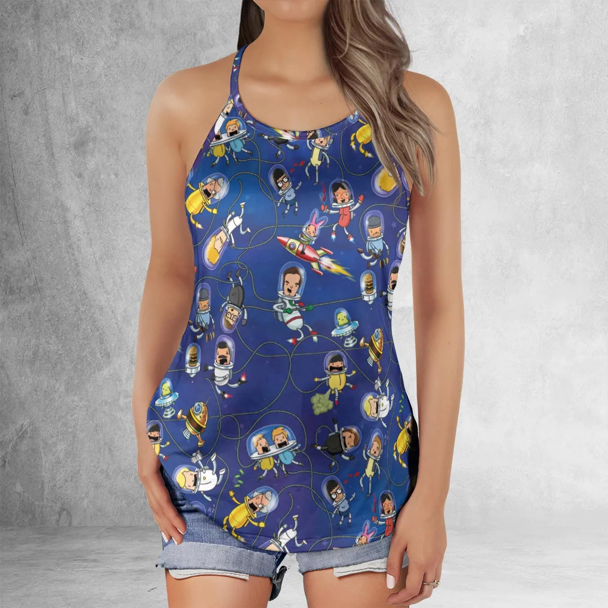 Criss Cross Tank Top - 36R2N9D1
