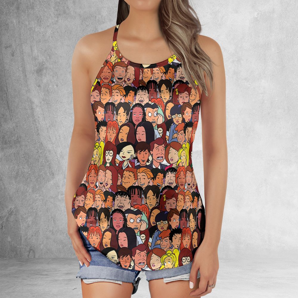 Criss Cross Tank Top - 332RA6VH -  - 2