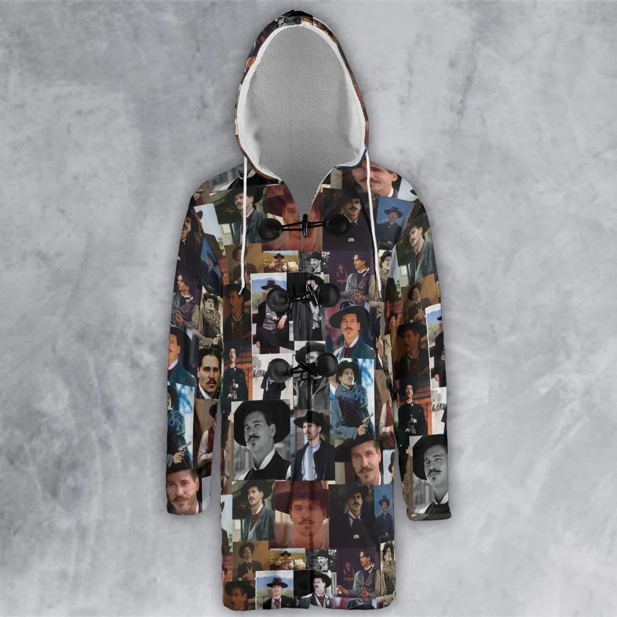 Hooded Cloak Coat - 4DLNTBYP