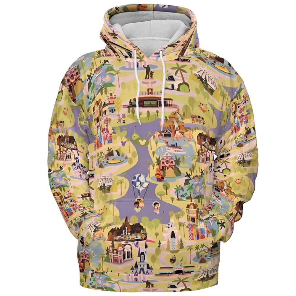 All-over Print Hoodie - 5ZQ34TY8 -  - 2