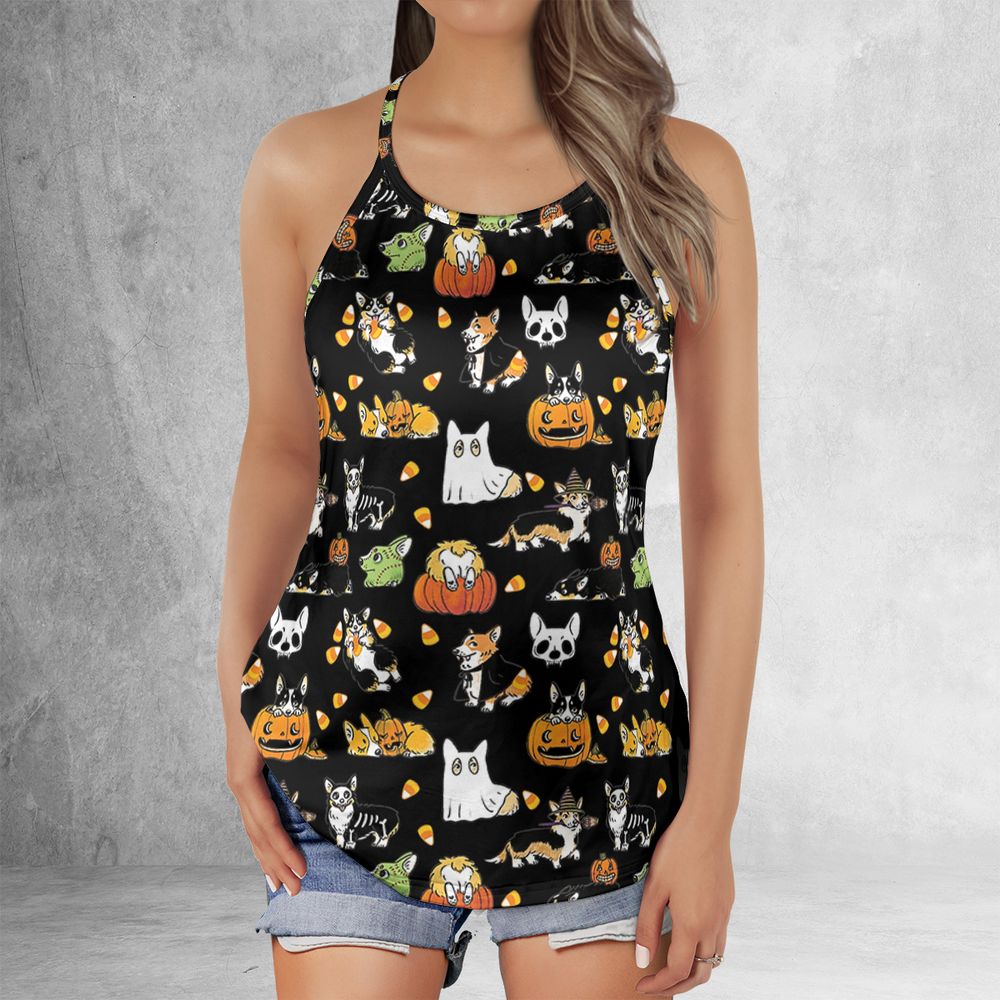 Criss Cross Tank Top - 7MVS17EX -  - 2