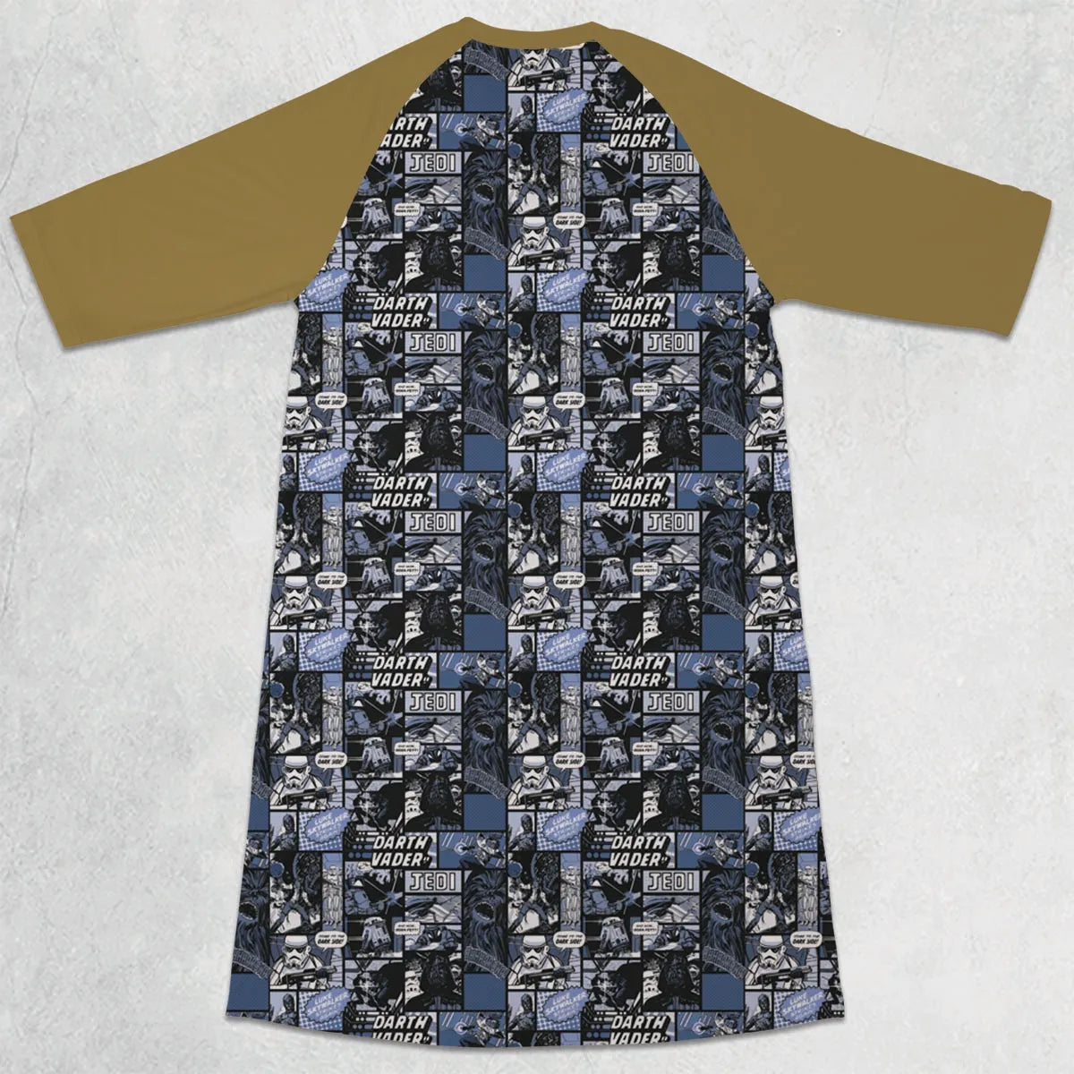 3/4 Sleeve Raglan Dress - VUBFLEGT
