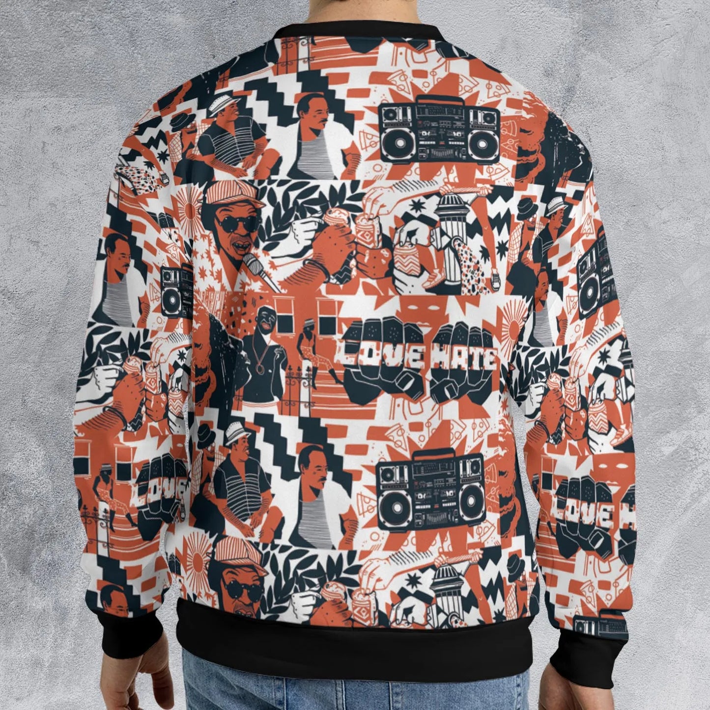 All-over Print Sweatshirt - 5SXZ96C7
