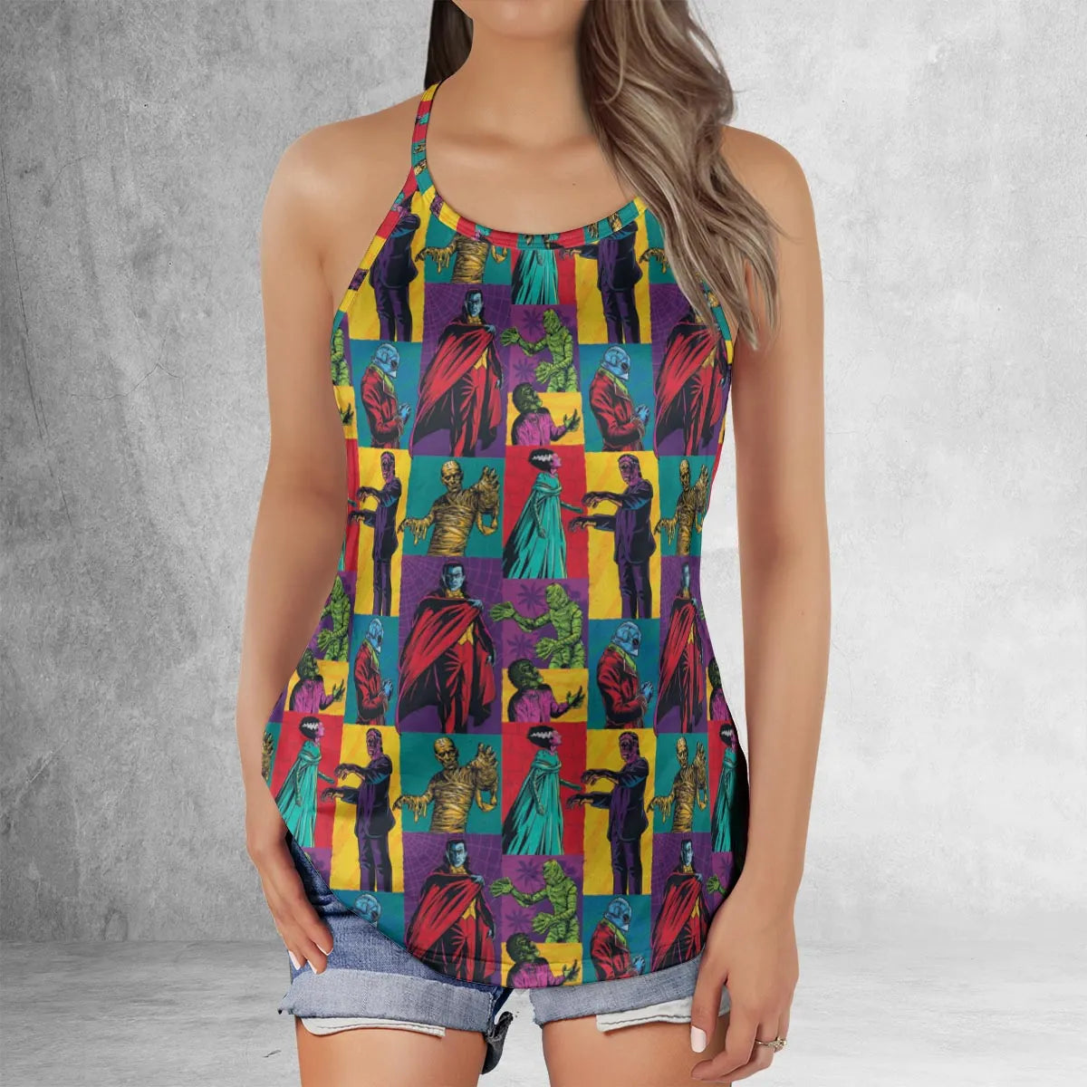 Criss Cross Tank Top - U2UCHBXT