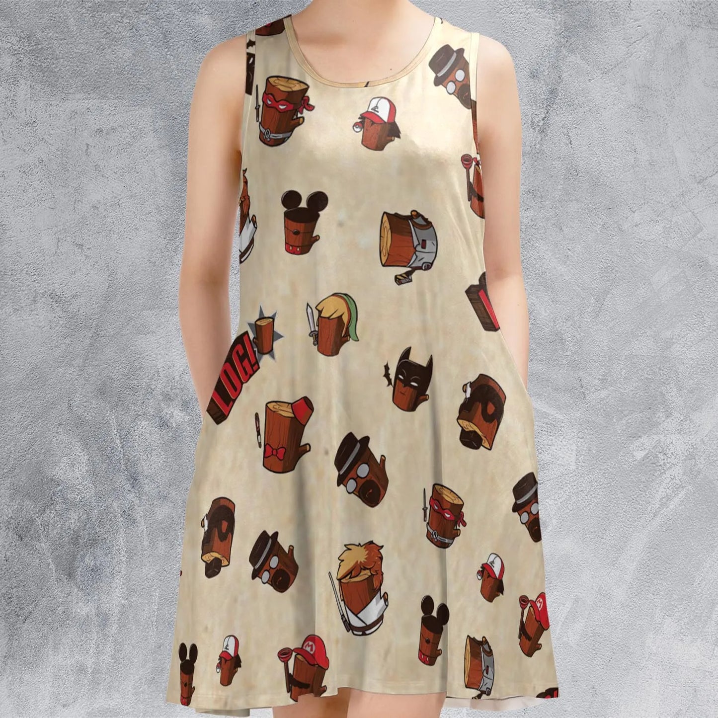 Sleeveless Dress - 1C77W98U