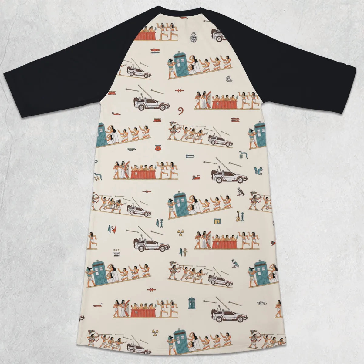 3/4 Sleeve Raglan Dress - GNZUB35C