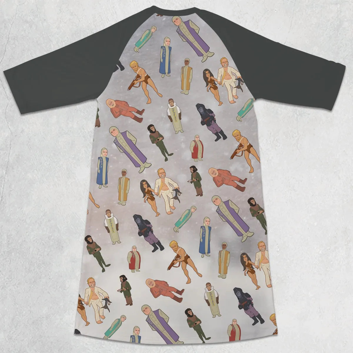 3/4 Sleeve Raglan Dress - M8B793NP