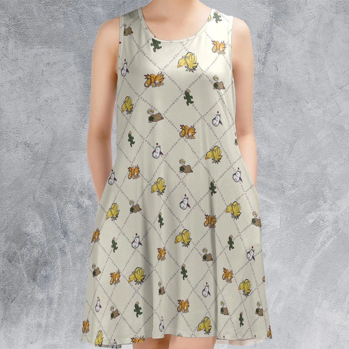 Sleeveless Dress - C2D18PZ7