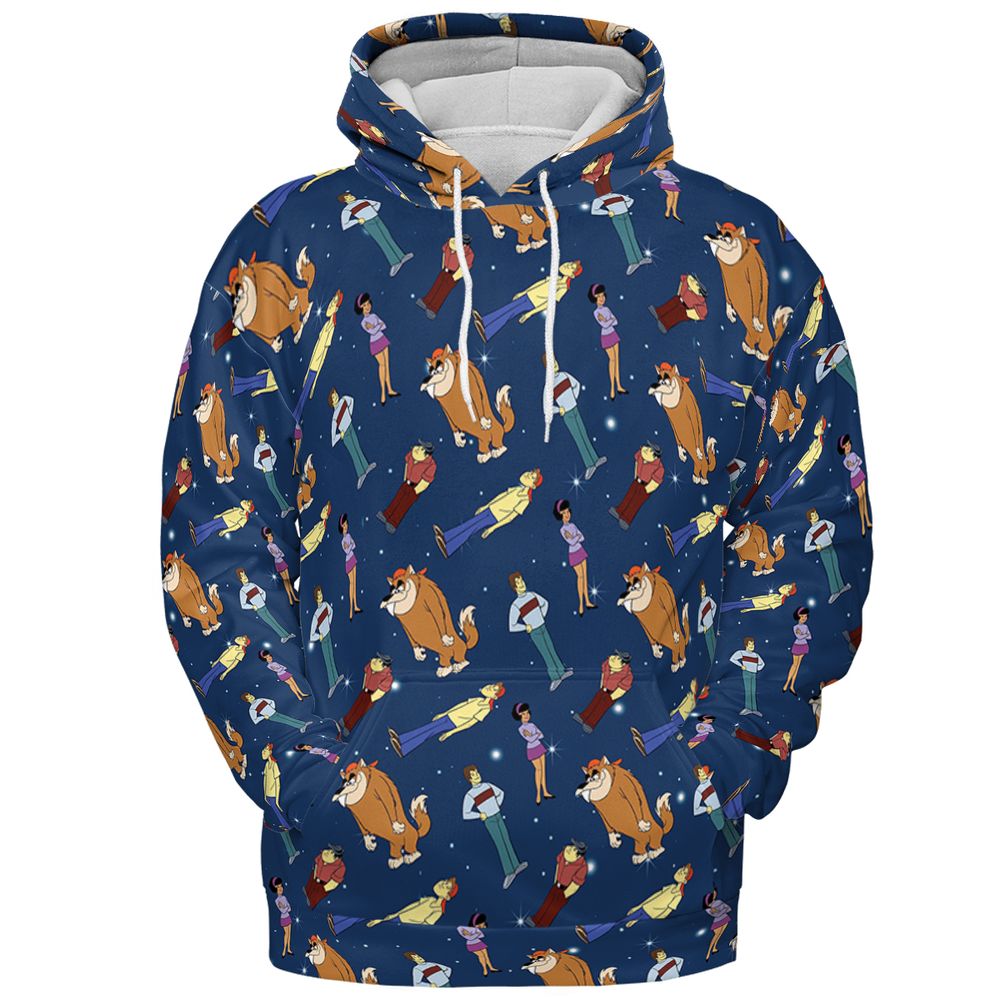 All-over Print Hoodie - JTGJM446 -  - 2