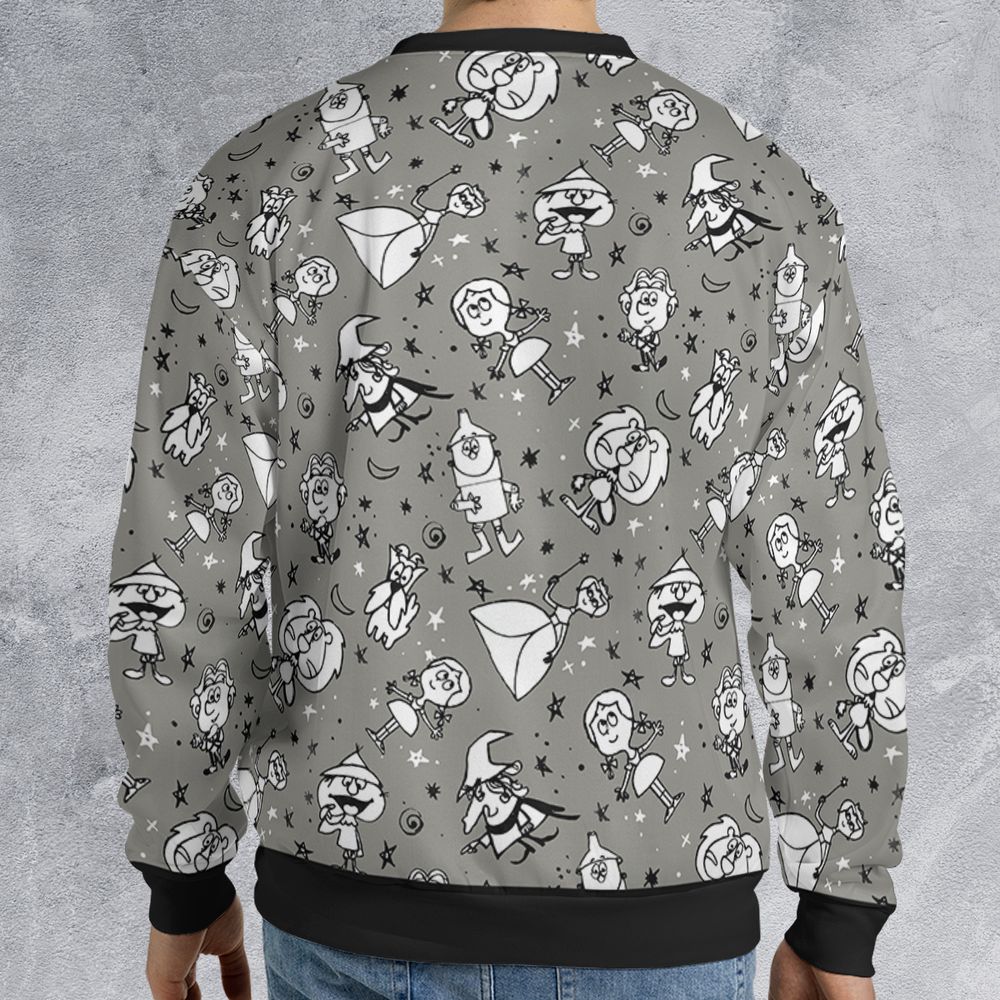 All-over Print Sweatshirt - B623XH8F -  - 2