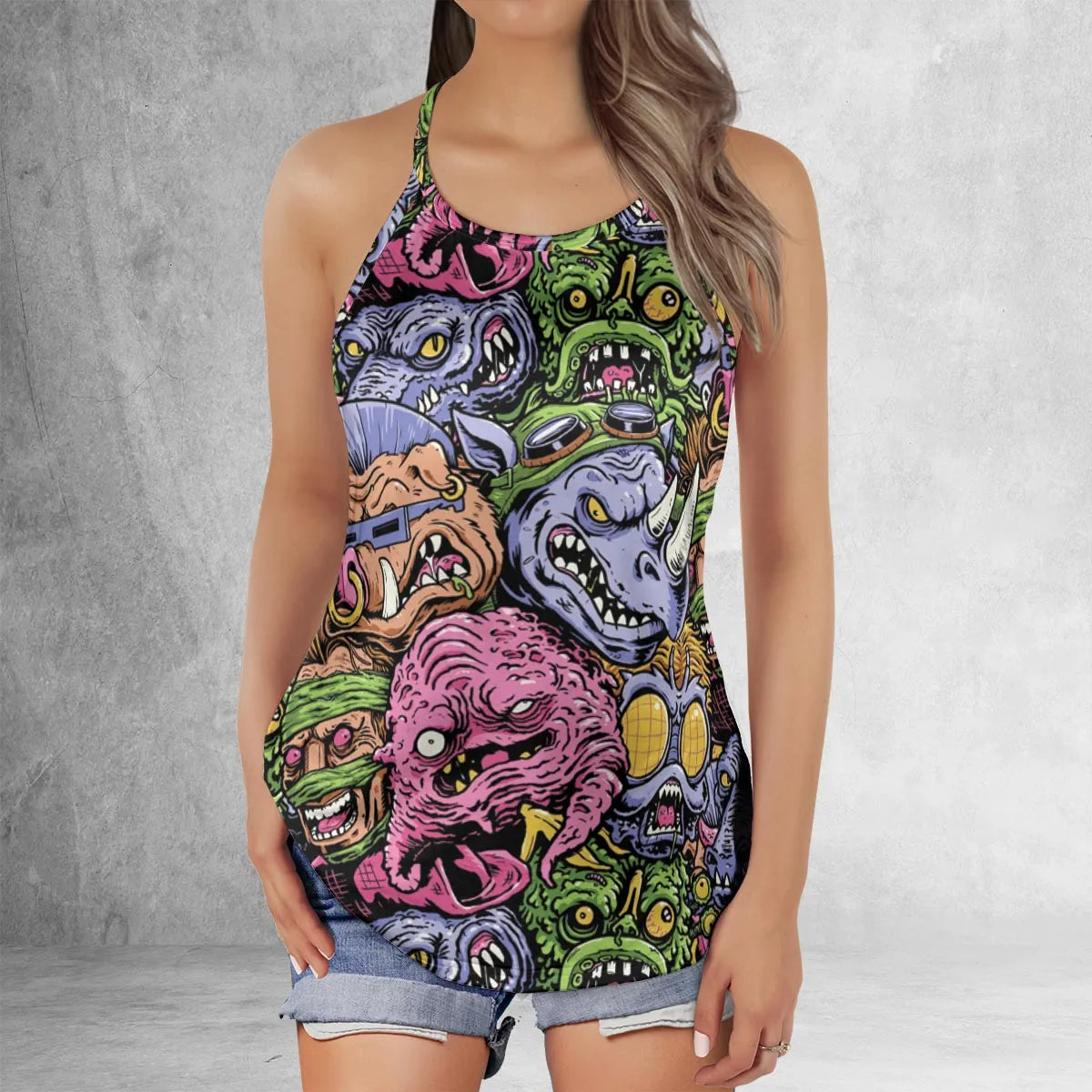 Criss Cross Tank Top - KSHYFKME