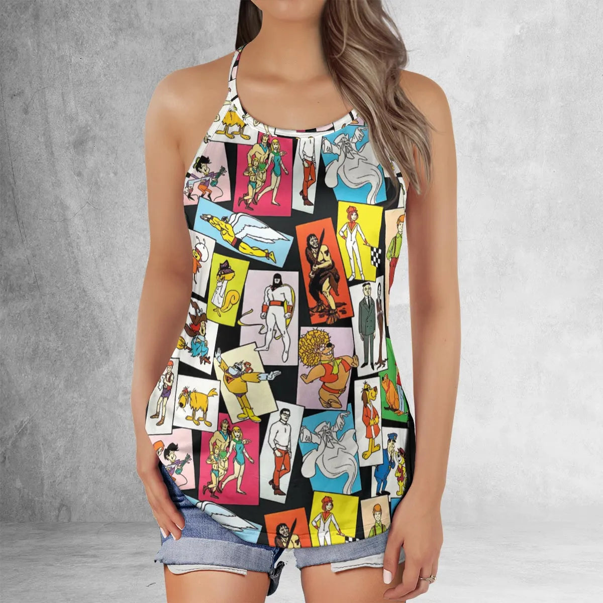 Criss Cross Tank Top - 3RTNTVQB