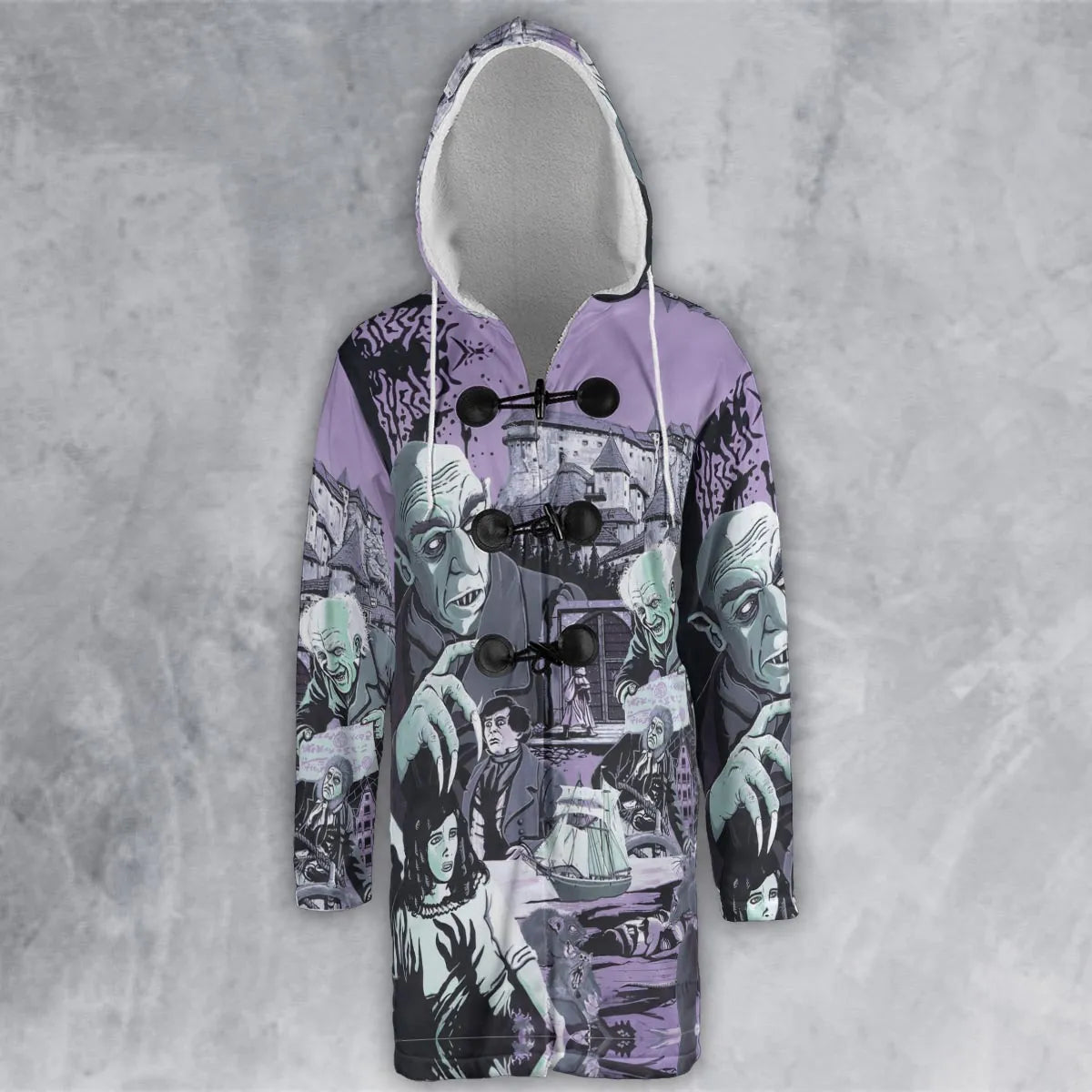Hooded Cloak Coat - EF84RUBA