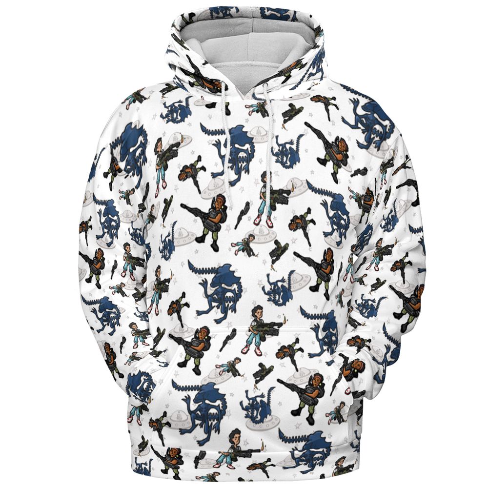 All-over Print Hoodie - P9Q5QFZM -  - 2