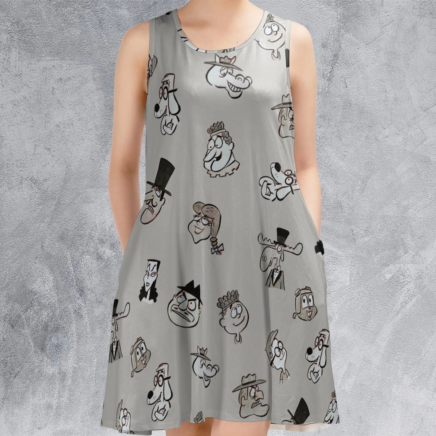 Sleeveless Dress - QSDBTU16