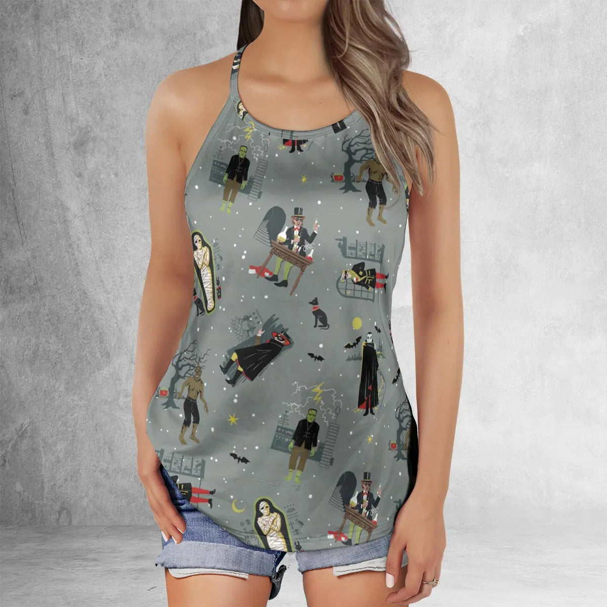 Criss Cross Tank Top - K2ANX5NK