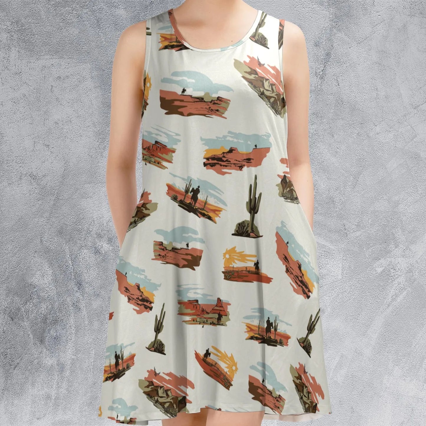 Sleeveless Dress - B243MR1Y