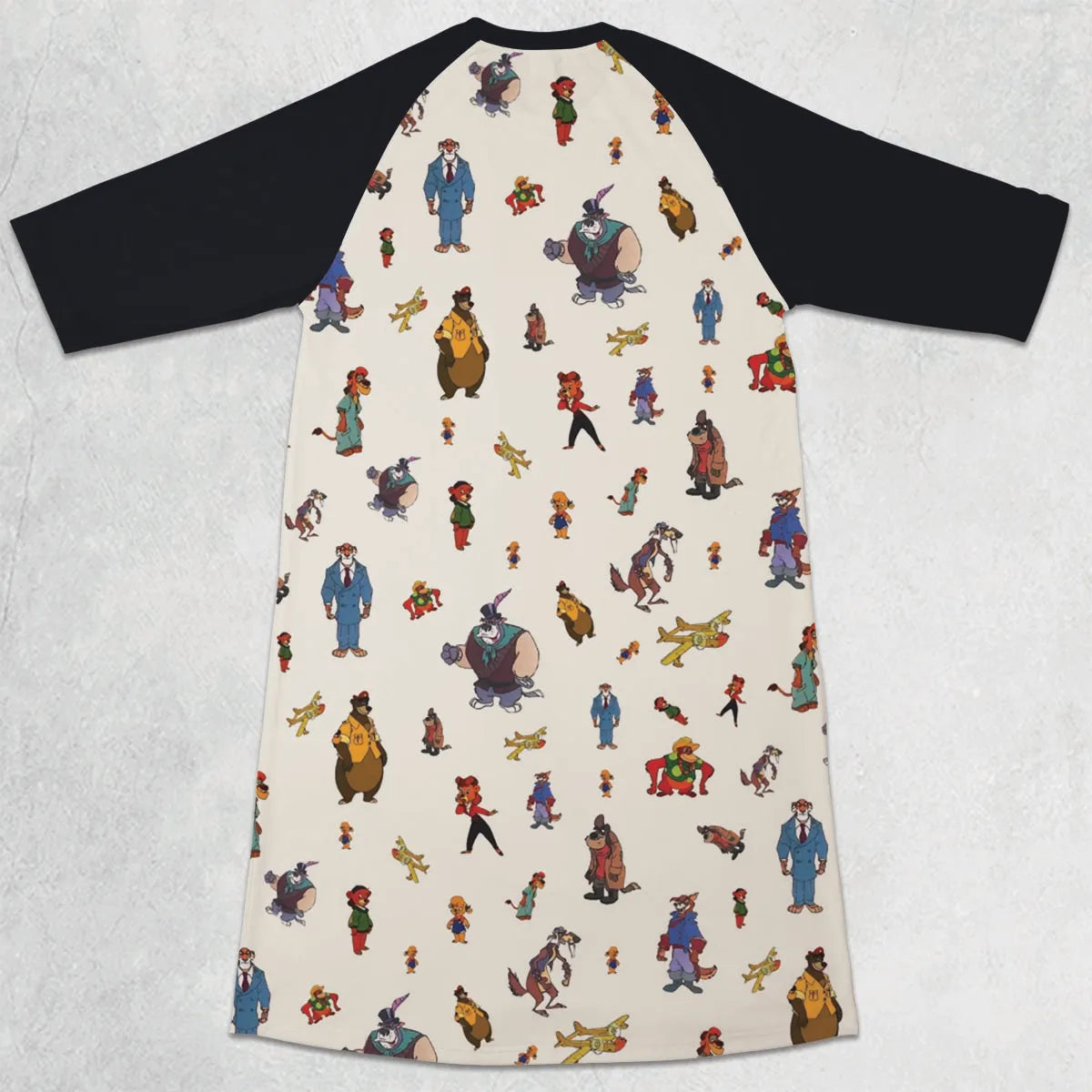 3/4 Sleeve Raglan Dress - EA8DPLBS