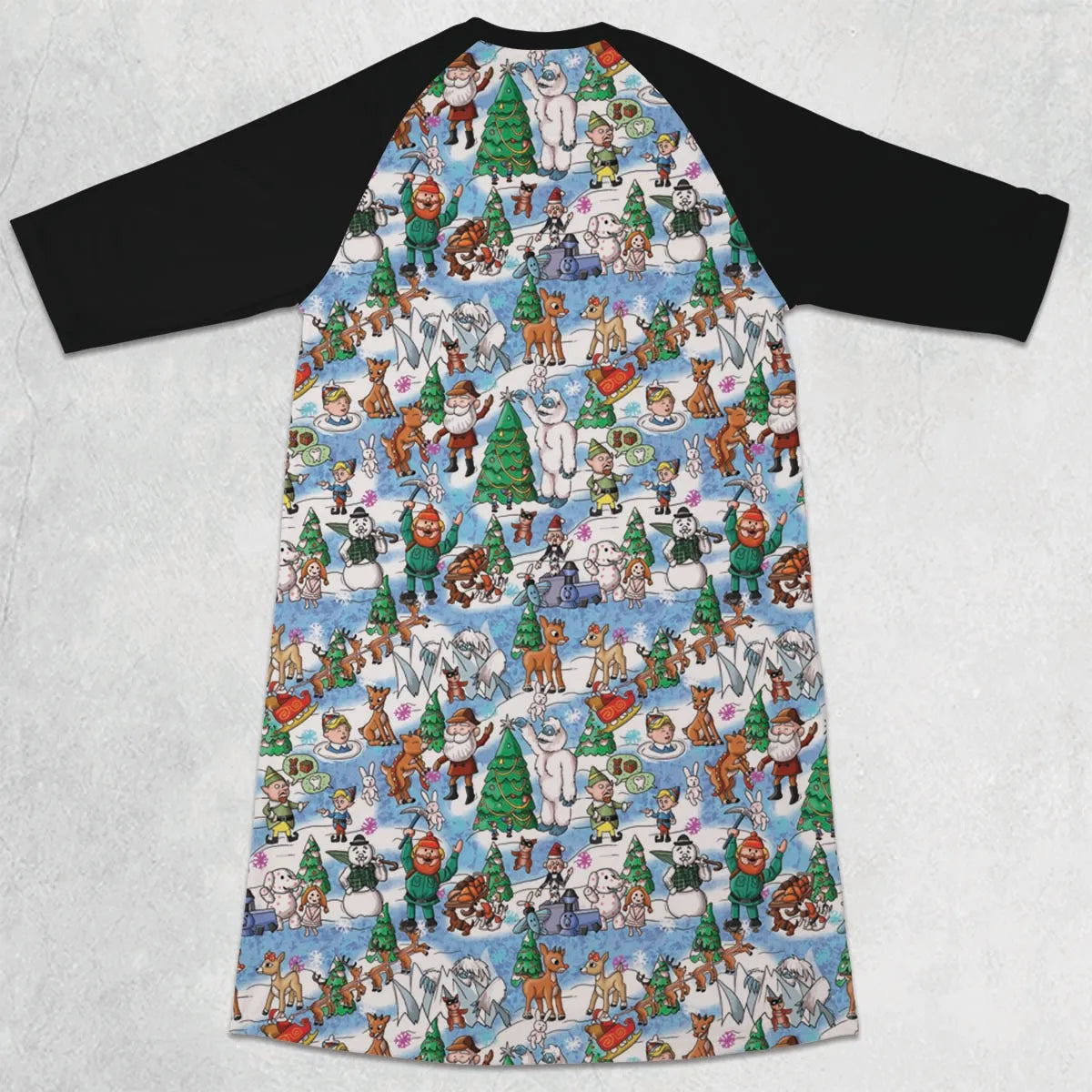 3/4 Sleeve Raglan Dress - SHWZ3PQG