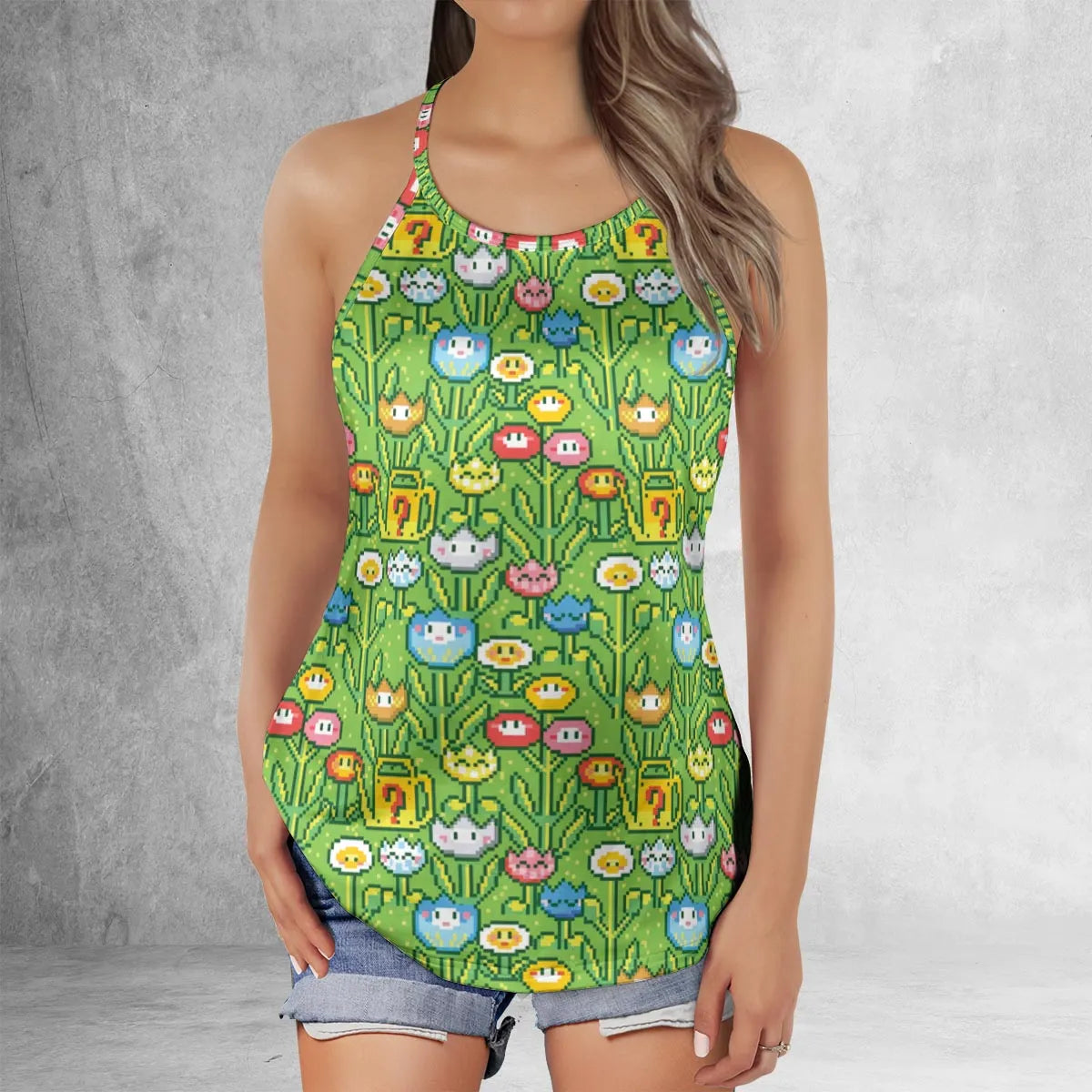 Criss Cross Tank Top - 6LV48MDR