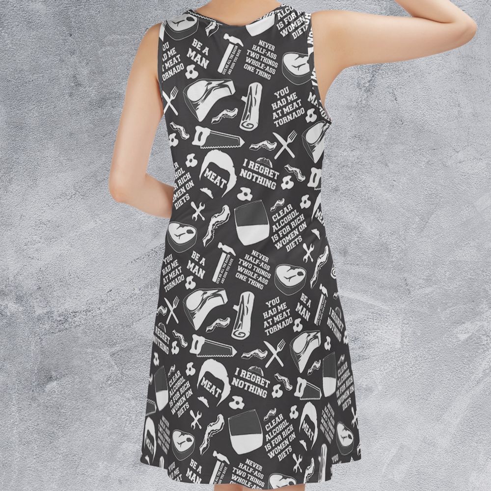 Sleeveless Dress - N712T6LF -  - 2