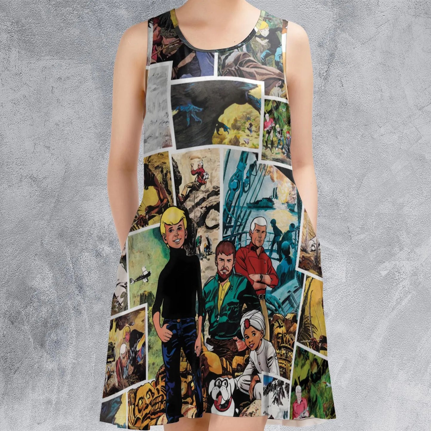 Sleeveless Dress - 1E22QRKN