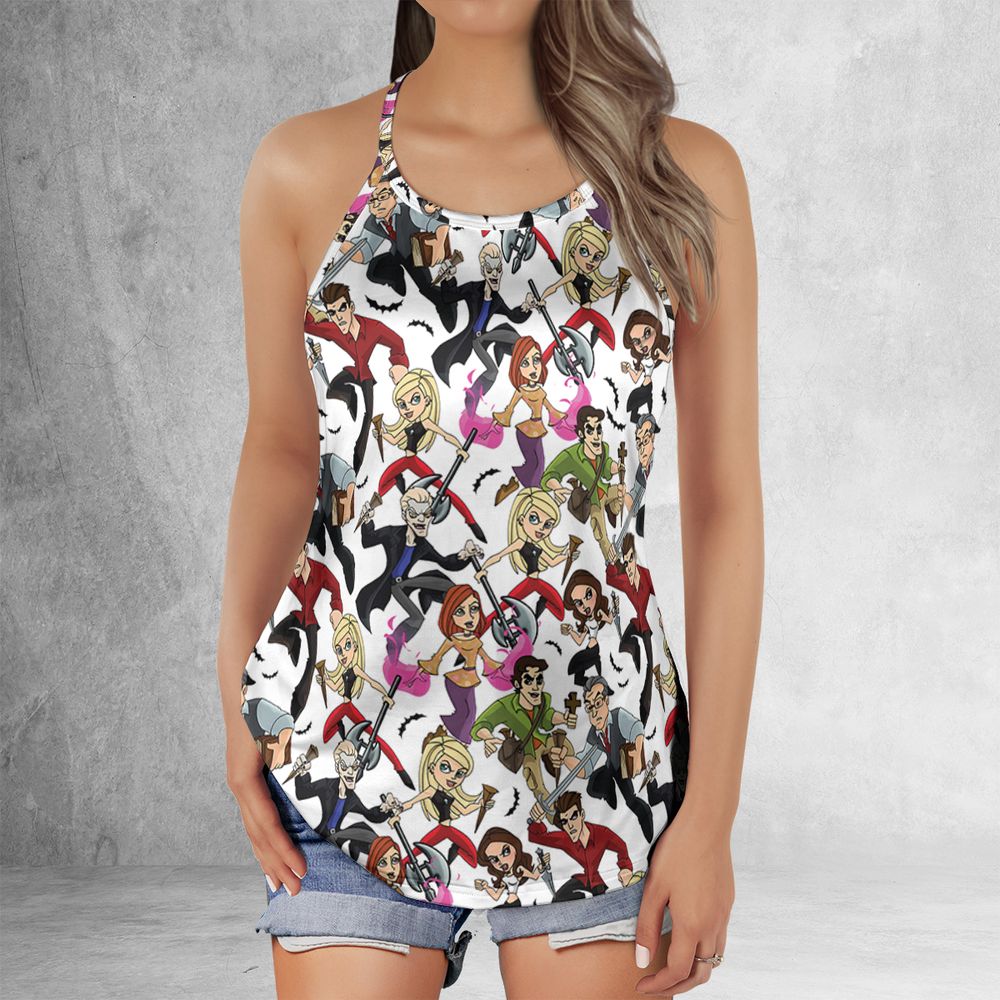 Criss Cross Tank Top - 5BKQ1N8S -  - 2