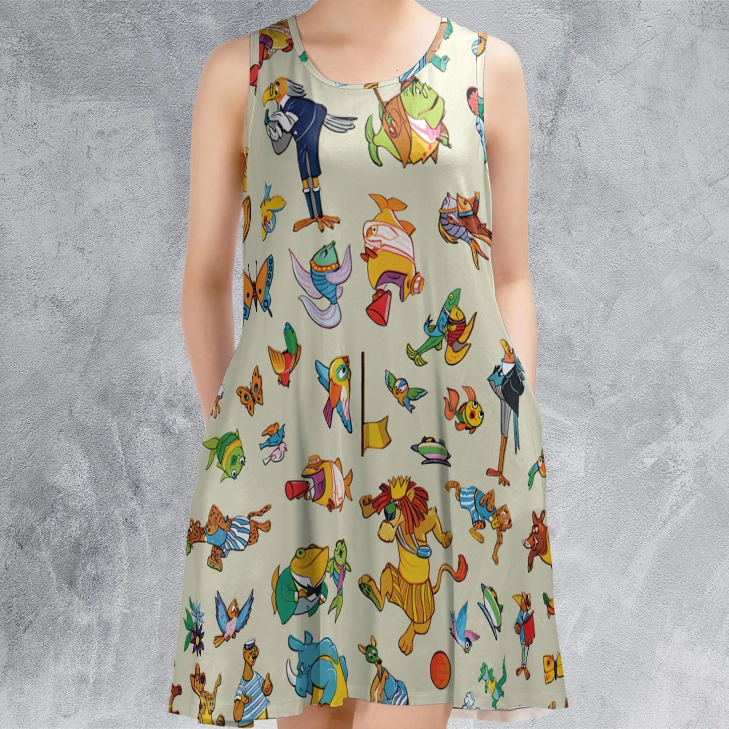 Sleeveless Dress - P3LCVD4K