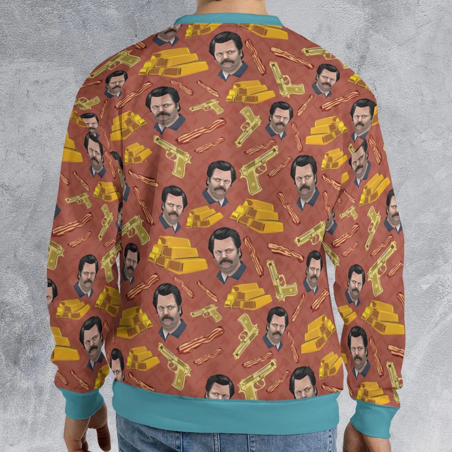 All-over Print Sweatshirt - QH7GSK85