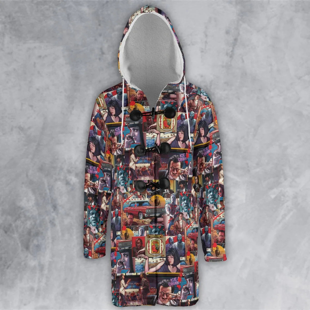 Hooded Cloak Coat - 521FDE81