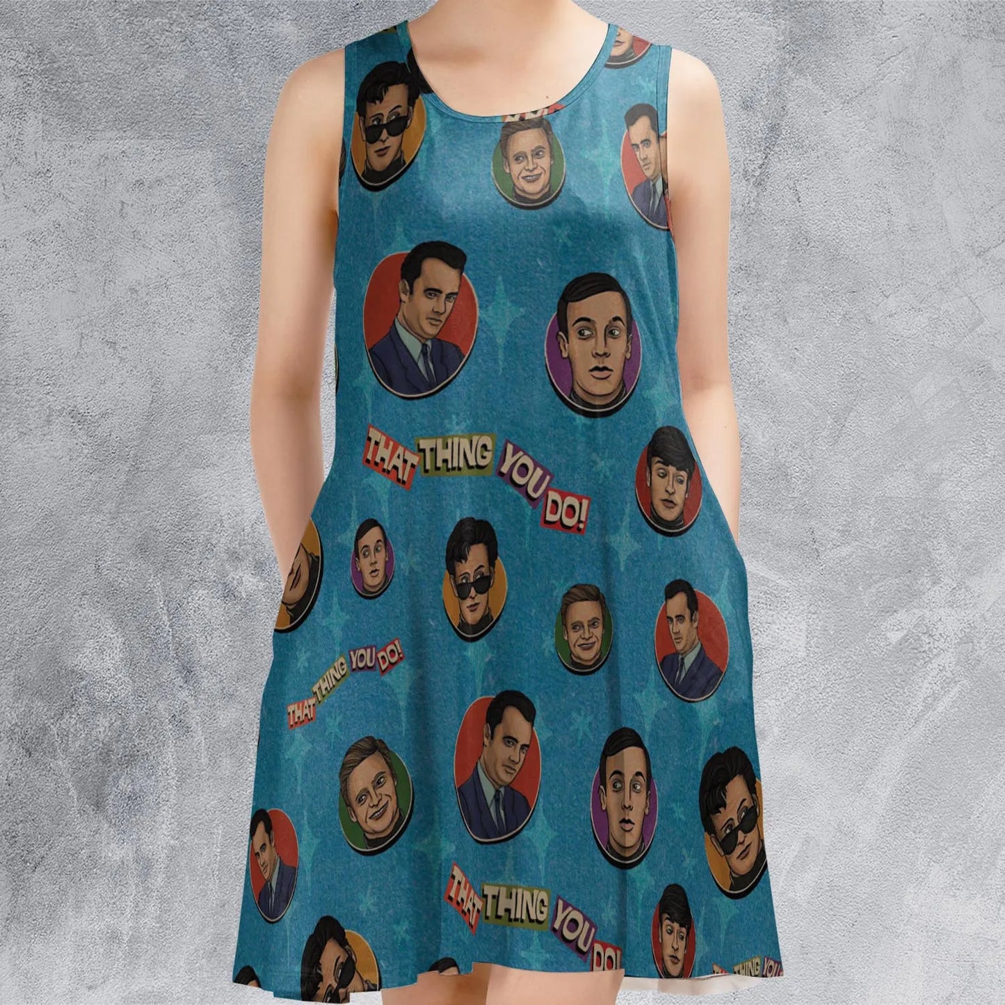 Sleeveless Dress - U1GR38H1