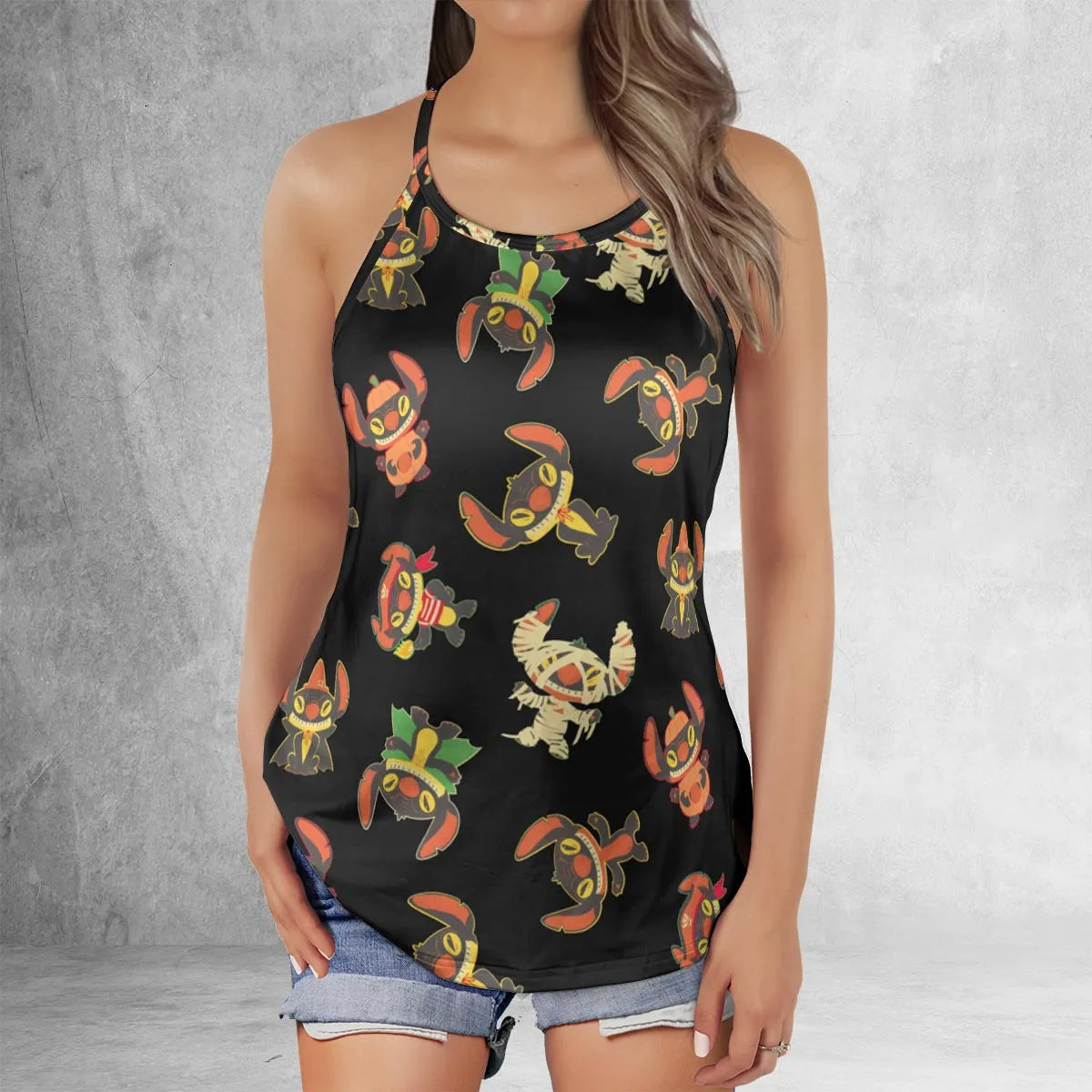 Criss Cross Tank Top - NU8QL8L1