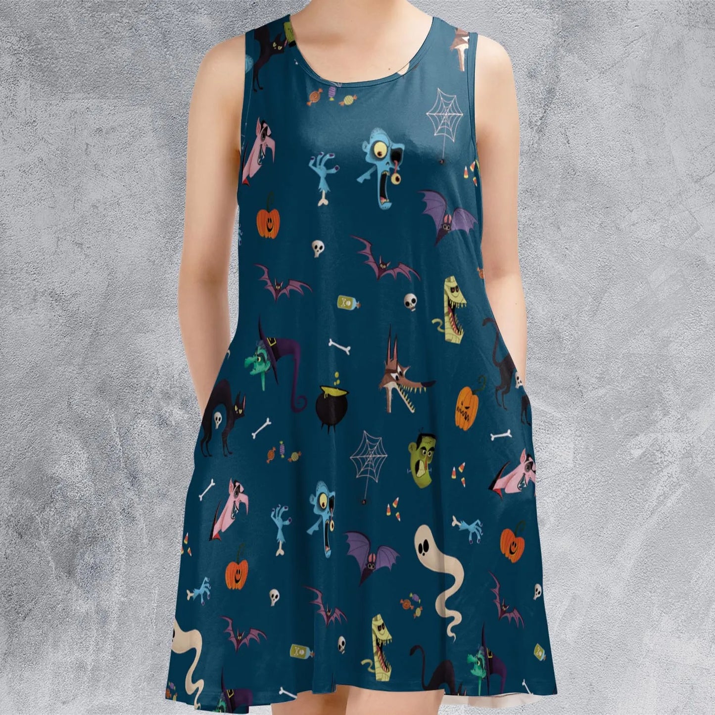 Sleeveless Dress - K5LCU7MR