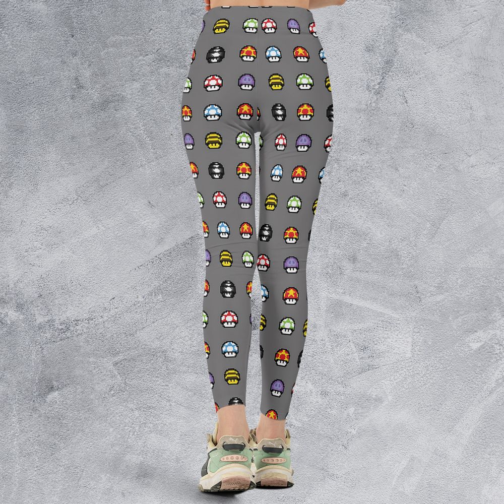 Retro Pixels Mushroom Pattern -  - 2