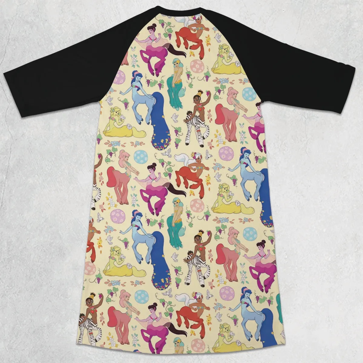 3/4 Sleeve Raglan Dress - ZFNJPCS4